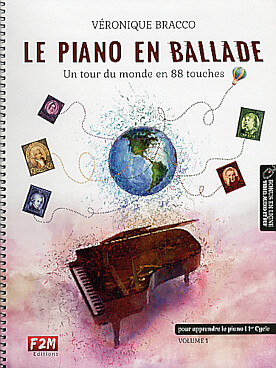 Illustration de Le Piano en ballade : un tour du monde en 88 touches pour les premières années