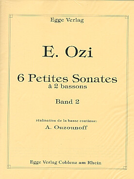 Illustration ozi 6 petites sonates a 2 basson vol. 2