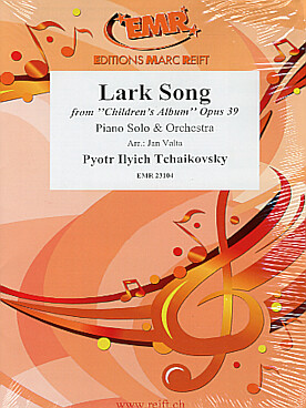 Illustration de Lark song op. 39 pour piano solo et orchestre