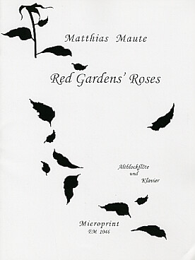 Illustration maute red gardens' roses