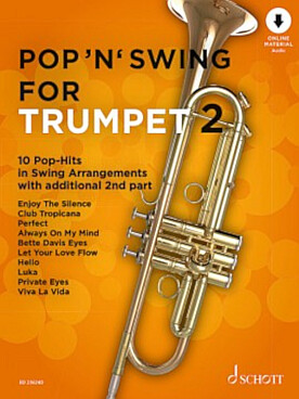 Illustration de POP'N'SWING for trumpet, 10 pop hits - Vol. 2