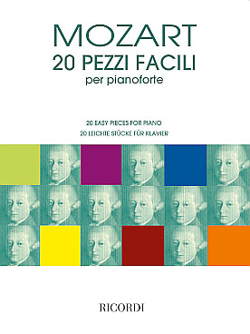 Illustration de MOZART : 20 pièces faciles