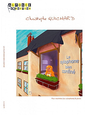 Illustration de Le Xylophonne bien confiné pour marimba (ou xylophone) et piano