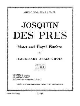 Illustration des pres motet and royal fanfare