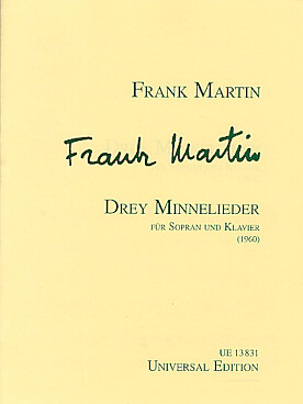 Illustration de Drey Minnelieder pour soprano et piano