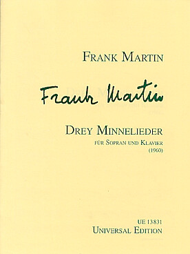 Illustration de Drey Minnelieder pour soprano et piano