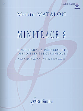 Illustration de Minitrace 8 pour harpe à pédales et dispositif électronique