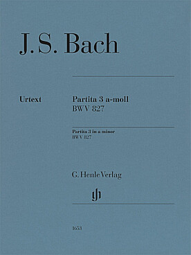 Illustration de Partita n° 3 BWV 827 en la m (avec doigtés)