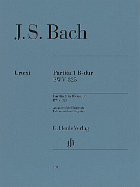Illustration de Partita n° 1 BWV 825 en ré M (sans doigtés)