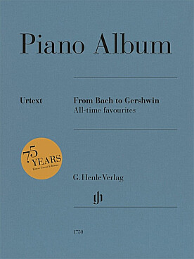 Illustration de HENLE ALBUM : 17 pièces pour piano de Bach à Gershwin (facile à moyen) pour les 75 ans des éditions Henle