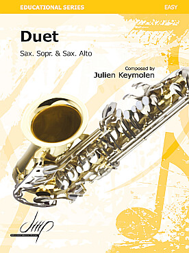 Illustration keymolen duet for soprano & alto saxo
