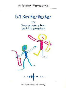 Illustration de 52 KINDERLIEDER für 2 saxophone (SA)