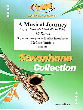 Illustration de A Musical journey, 10 duets pour saxophone alto et soprano