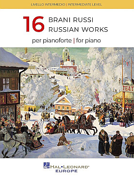 Illustration de 16 RUSSIAN WORKS for piano