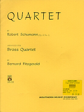 Illustration de Quartet op. 41/3    