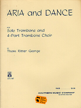 Illustration de Aria and dance pour 5 trombones    