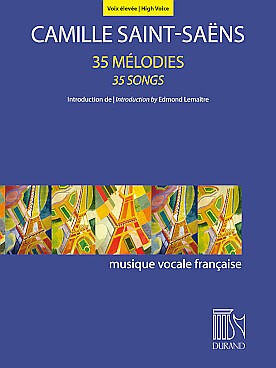 Illustration de 35 Mélodies voix haute et piano