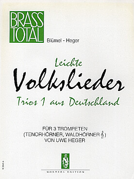 Illustration de LEICHTE VOLKSLIEDER - Trios 1 aus Deutchland   