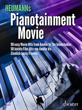 Illustration de PIANOTAINMENT MOVIE 50 musiques de film (anglais/allemand)