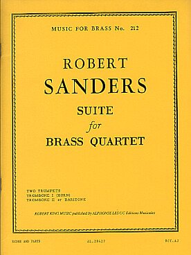 Illustration sanders suite for brass quartet