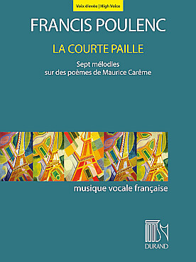 Illustration de La Courte paille, 7 mélodies sur des poèmes de Maurice Carême - Voix élevée