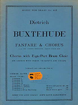 Illustration buxtehude fanfare & chorus