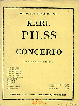 Illustration de Concerto pour cor et orchestre