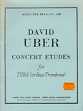 Illustration uber concert etudes for tuba