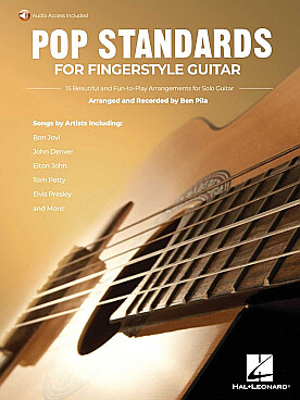 Illustration de POP STANDARDS FOR FINGERSTYLE GUITAR