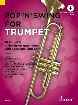 Illustration de POP'N'SWING for trumpet, 10 pop hits - Vol. 1