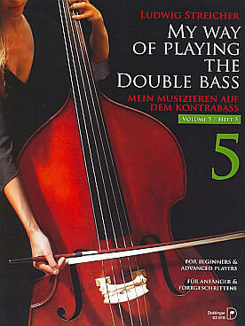 Illustration streicher my way playing double bass v 5