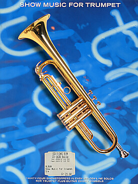 Illustration show music for trumpet