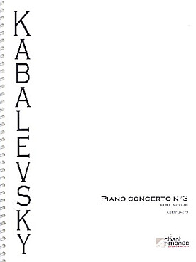 Illustration de Concerto op. 50/3 pour piano & orchestre - Conducteur