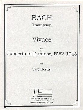 Illustration de Vivace ext. Concerto en ré m BWV 1043