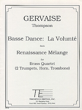 Illustration de Basse dance : La Volunté from la Renaissance mélange   