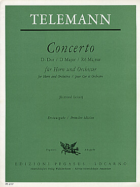 Illustration de Concerto en ré M pour cor et orchestre
