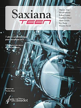 Illustration de SAXIANA TEEN : 7 pièces caractéristiques pour saxophone seul
