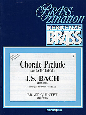 Illustration de Chorale prelude "Auf der Tiefe rufe ich"    