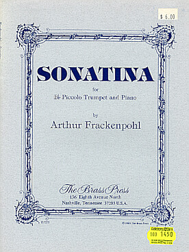 Illustration de Sonatina pour trompette piccolo et piano