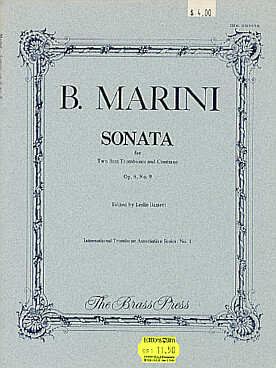 Illustration de Sonata op. 8/9 pour 2 trombones basses et continuo