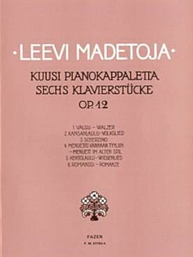 Illustration de 6 Pièces op. 12