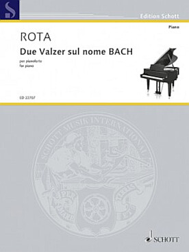 Illustration de 2 Valses sur le nom de Bach