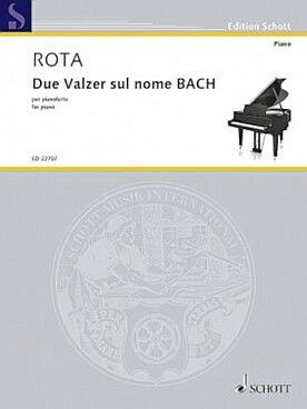 Illustration de 2 Valses sur le nom de Bach