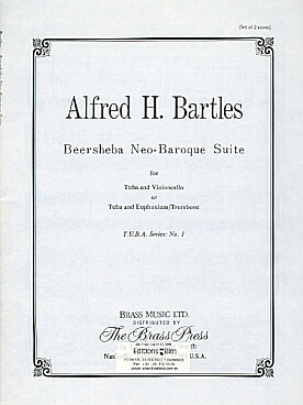 Illustration de Beersheba neo-baroque suite pour tuba et violoncelle (ou tuba et trombone)