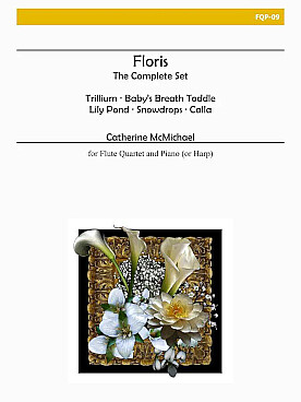 Illustration de Floris (Complet set) pour quatuor de flûtes et piano