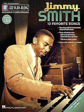 Illustration de JAZZ PLAY ALONG SERIES - Vol. 184 : Jimmy Smith