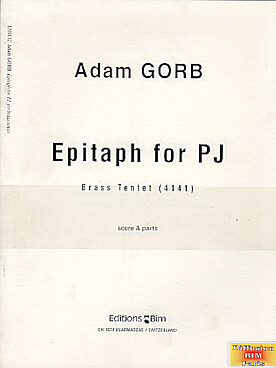 Illustration de Epitaph for PJ pour dixtuor de cuivres