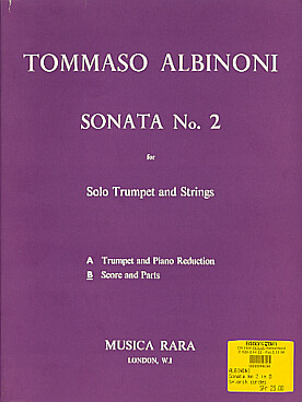 Illustration albinoni sonate n° 2