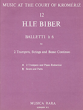 Illustration de Balletti à 6 pour 2 trompettes, cordes et basse continue