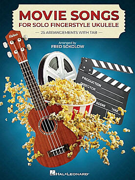 Illustration movie songs for fingerstyle ukulele